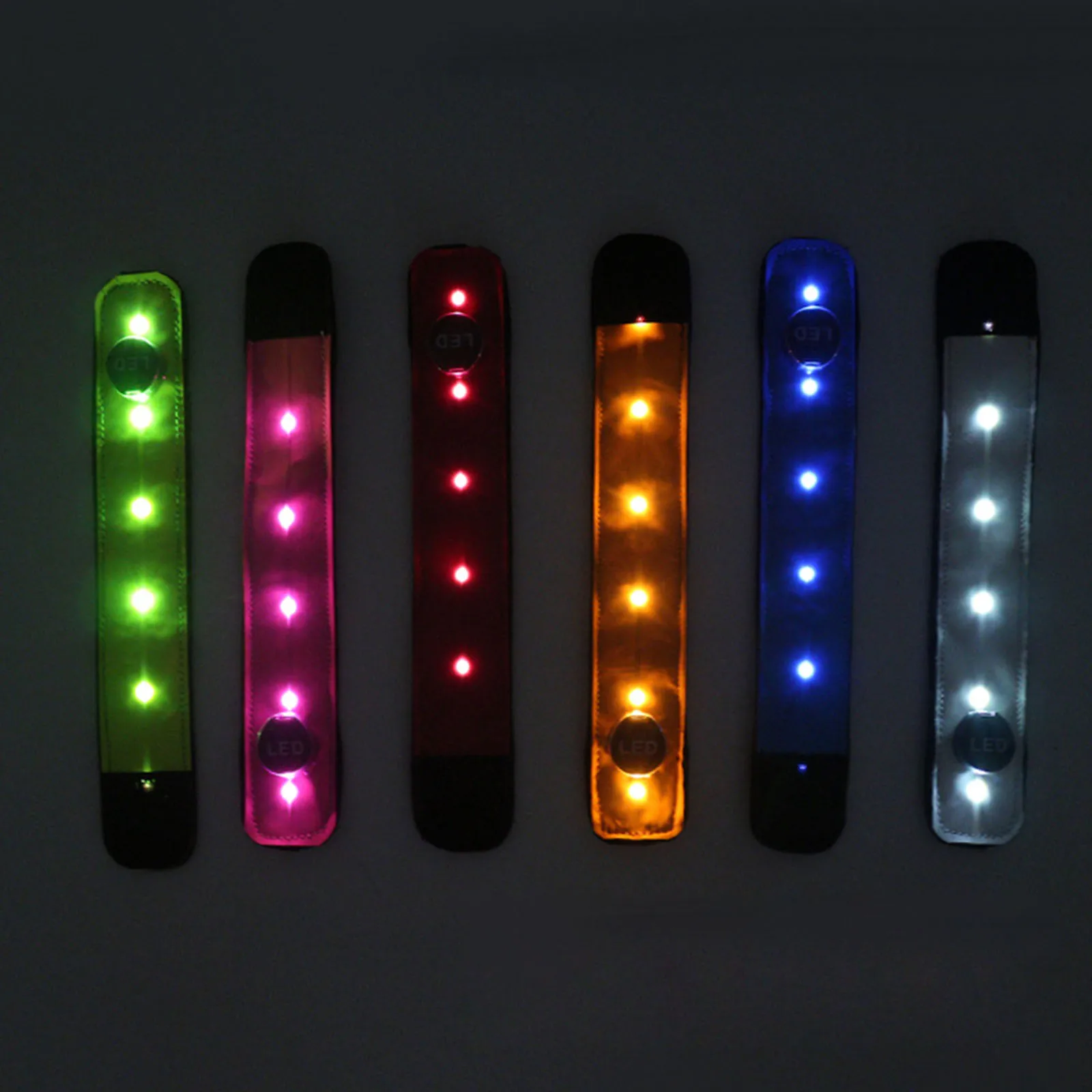 LED Luminous Horse Leg Strap Safety Warning Belts For Dogs Cats Men Women Kids Reflective Wristbands Night Running Walking