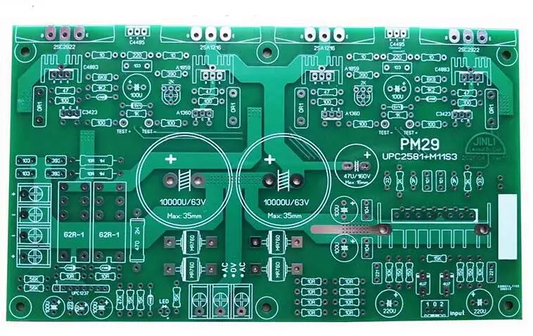 

PM29 Sanken transistor amplifier PCB UPC2581V 2SC2922 2SC1216