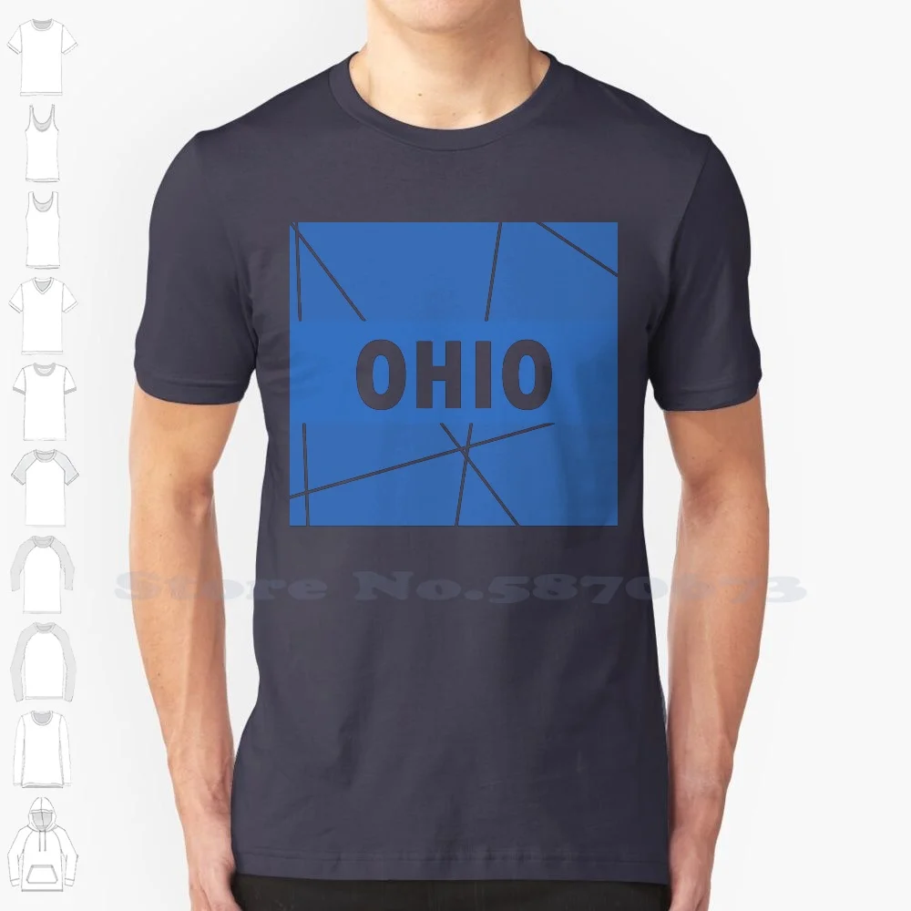 Ohio 100% Cotton T-Shirt Langcreative Universit ? T Tosu University Ohio Stadion Osu Stadion Ohio Hufeisen Das Hufeisen Die