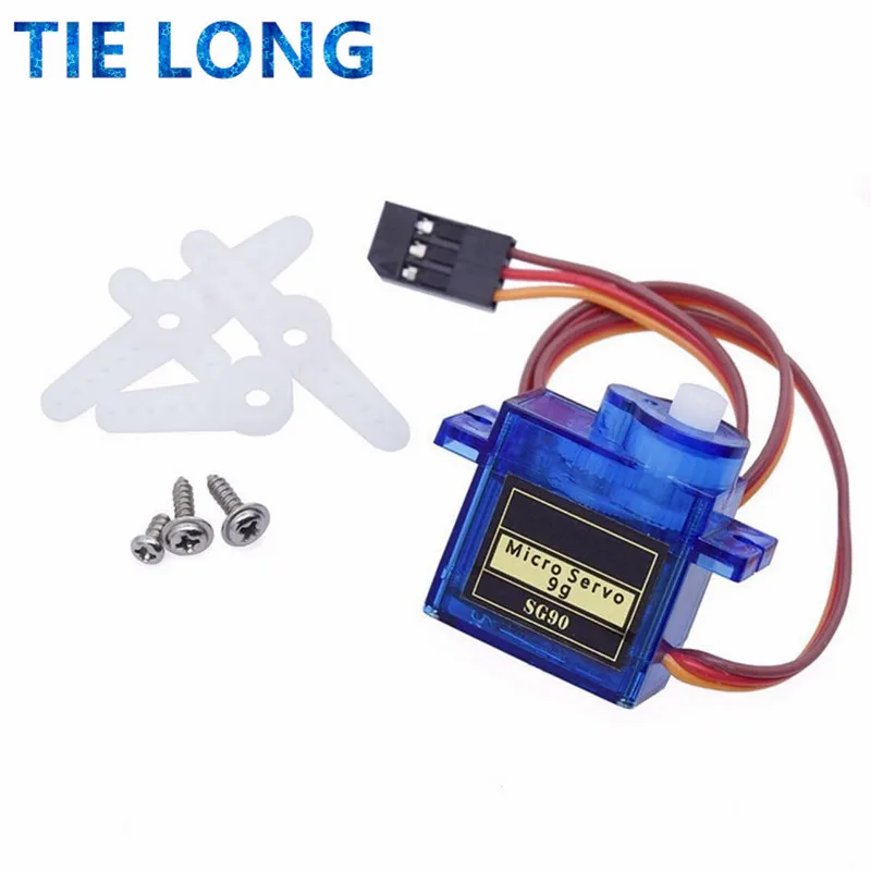 

TIELONG Smart Electronics Rc Mini Micro 9g 1.6KG Servo SG90 for RC 250 450 Helicopter Airplane Car Boat SG90 Bracke