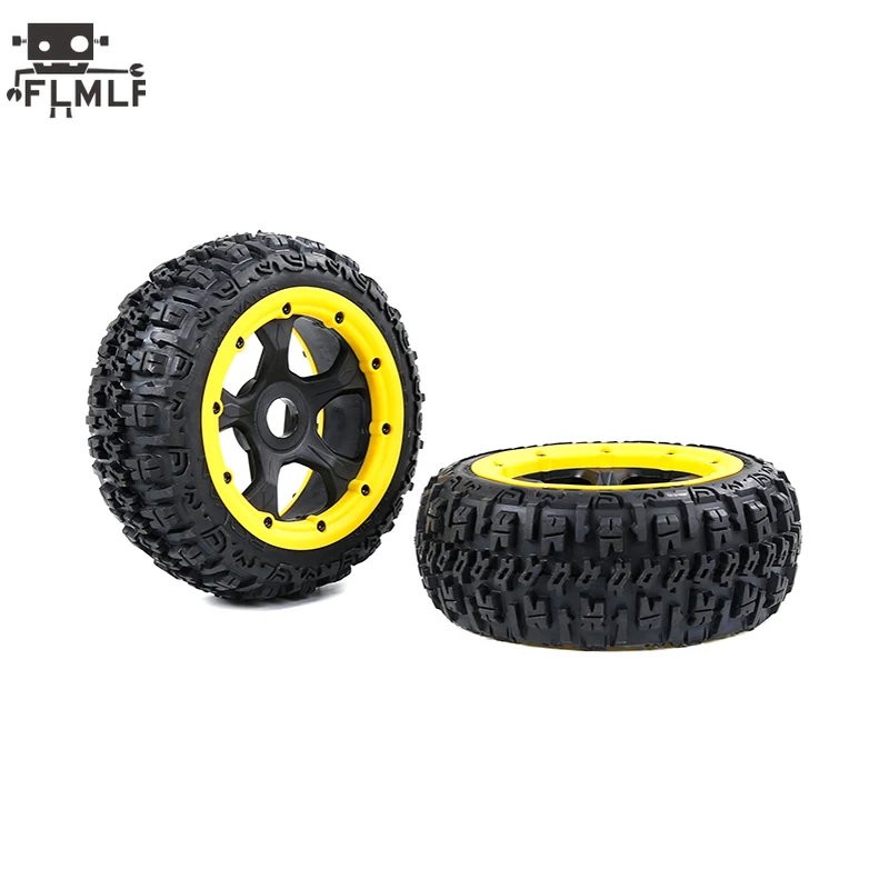 Rear or Front Wheel Gen.3 Wasteland Tire Assembly Set Fit 1/5 HPI ROFUN BAHA ROVAN KM GTB MCD BAJA 5B Toys Parts