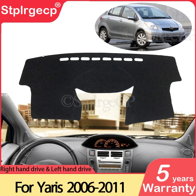 for Toyota Yaris Vitz XP90 2006~2011 90 Anti-Slip Mat Dashboard Cover Pad Sunshade Dashmat Carpet Car Accessories 2007 2008 2009