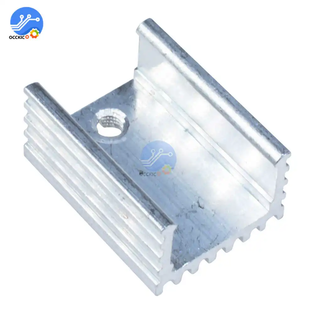 5 pz 21*15*10mm dissipatore di calore aletta di raffreddamento radiatore radiatore dissipatore di calore in alluminio per strumenti elettronici