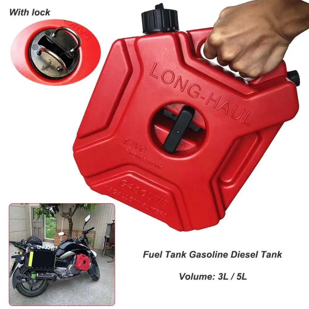 Fuel Tank Anti-ultraviolet Leak-proof Sturdy Anti-static Plastic Car Petrol Can   Gas Can  for Motorcycle