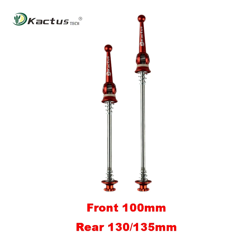 Ultra-light 48g/pair Titanium Ti Axis Skewers QR MTB Road Bike Bicycle Quick Release Front 100 Rear 130/135mm Wheel Hub Skewers