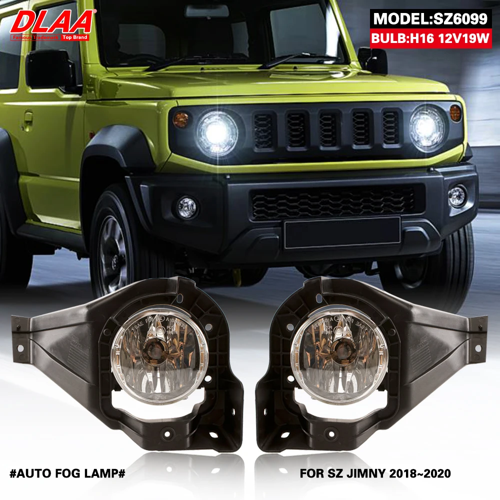 

For JIMNY 2018 2019 2020 Front Fog Lights Car Styling Spot Light Fog Lamps With Switch - 1 Pair