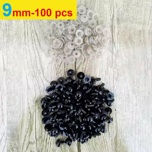 100pcs 8/10/12/14mm Plastic Safety Eyes For Toys Diy Mix Size Crochet Animal Eye For Doll toys amigurumi Accessories - Image 16