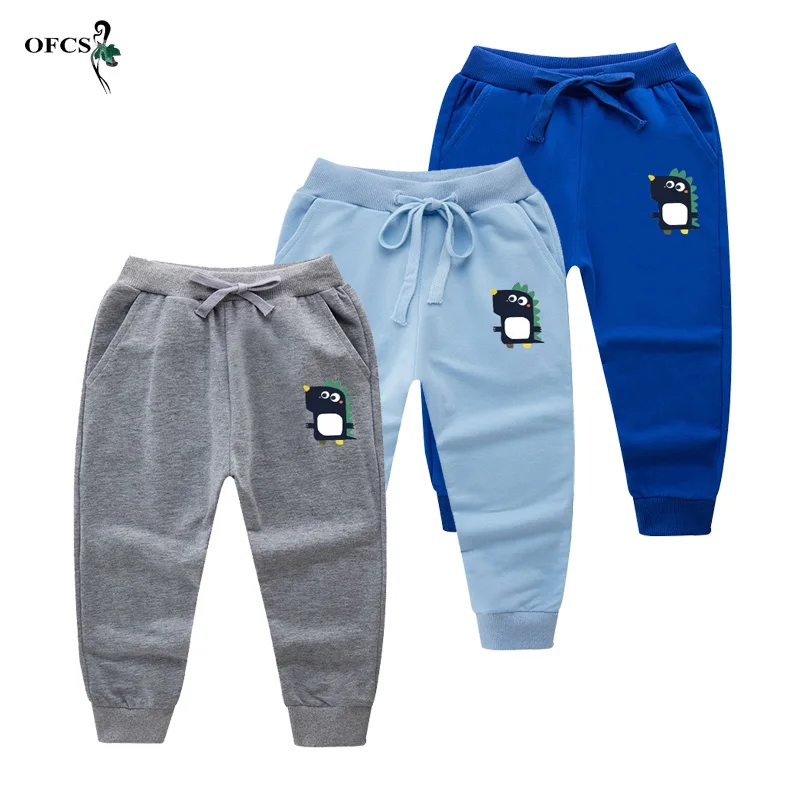 

Fashion Four Seasons Girls Kids Pants Children's Ankle-Length Pants Cotton Elastic Waist Warm Loose Sports Pants Casual Trousers