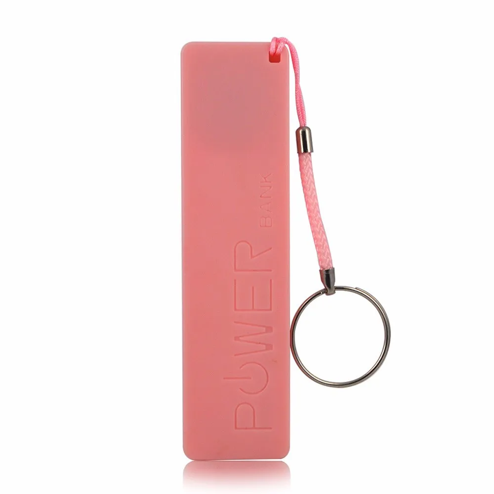 スマホアクセサリー Power bank USB Portable Power Bank With Key Chain 2600mAh External Power Bank