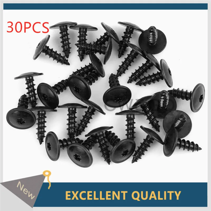 30pcs 5mm Torx Screw Car Engine Under Cover Splash Guard Self-tapping Screws for Audi A4 A3 A5 A6 A7 A8 Q5 Golf Passat N90974701