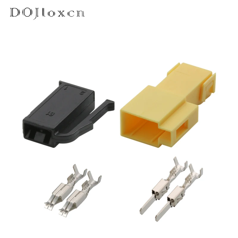 1/5/10 Sets Kit 2 Pin Wiring Plug Male Female Connectors 1H0906712 191906231A For Automotic Wiring Harness 2.8 MM Series Socket