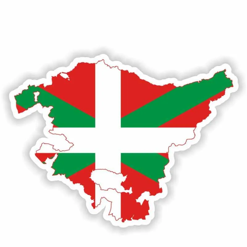 

Basque Country Flag Funny Car Sticker Rearview Mirror Car Styling Accessories Vinyl Motorcycle Car Styling Decal PVC 9cm*7cm