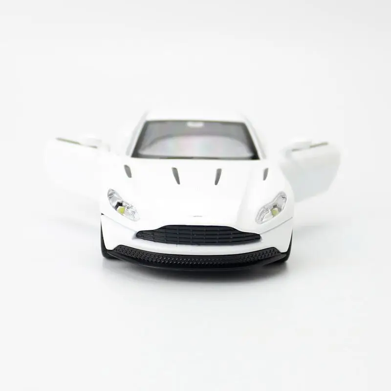 RMZ City Diecast Toy Model 1:32 Scale Aston Martin DB11 AMR Car Pull Back Doors Openable Sound & Light Collection Gift For Kid