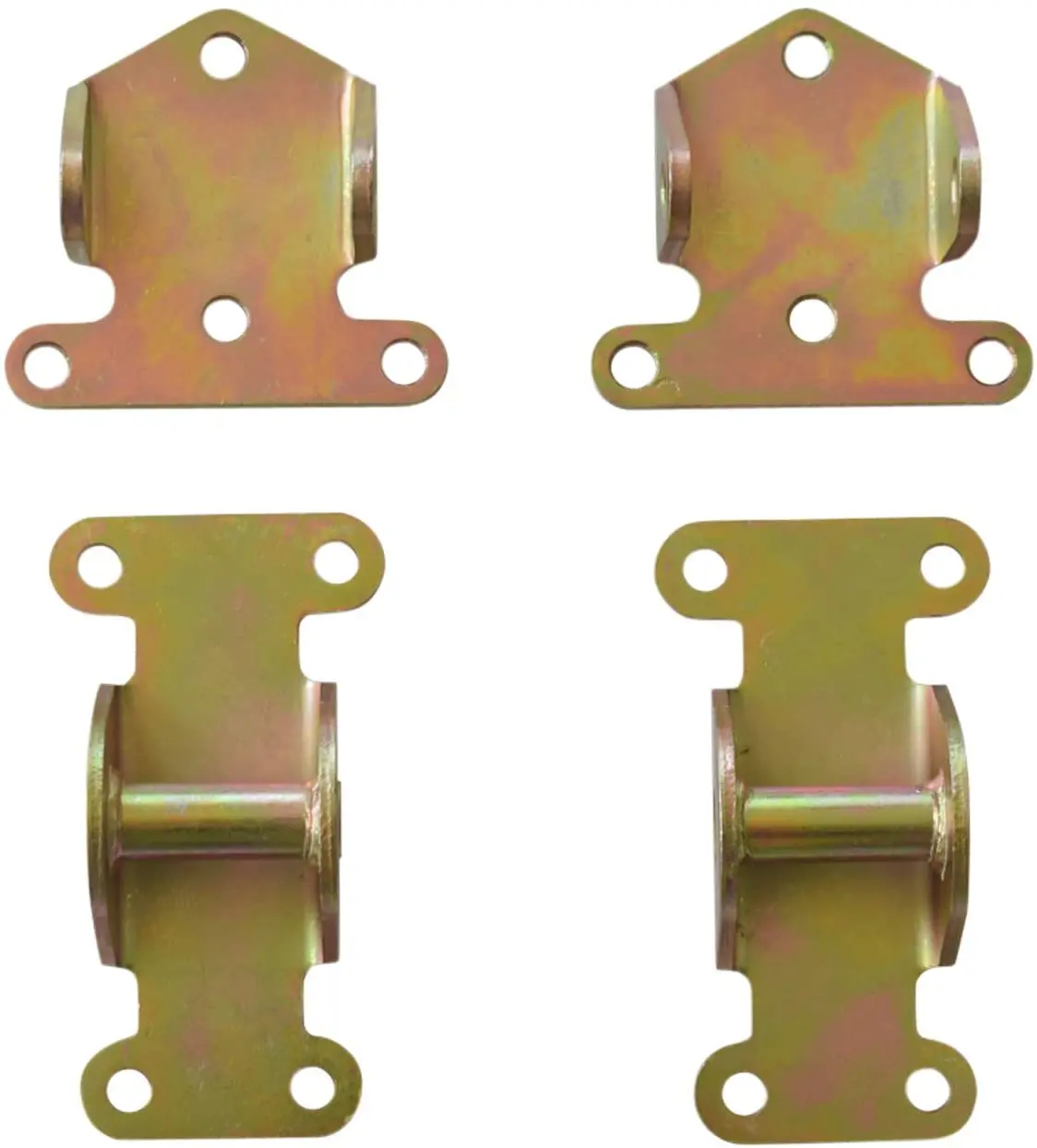 Compatible with Solid Motor Engine Mount Combo SBC For Chevy Frame Mount Rat Rod Hot Street stock