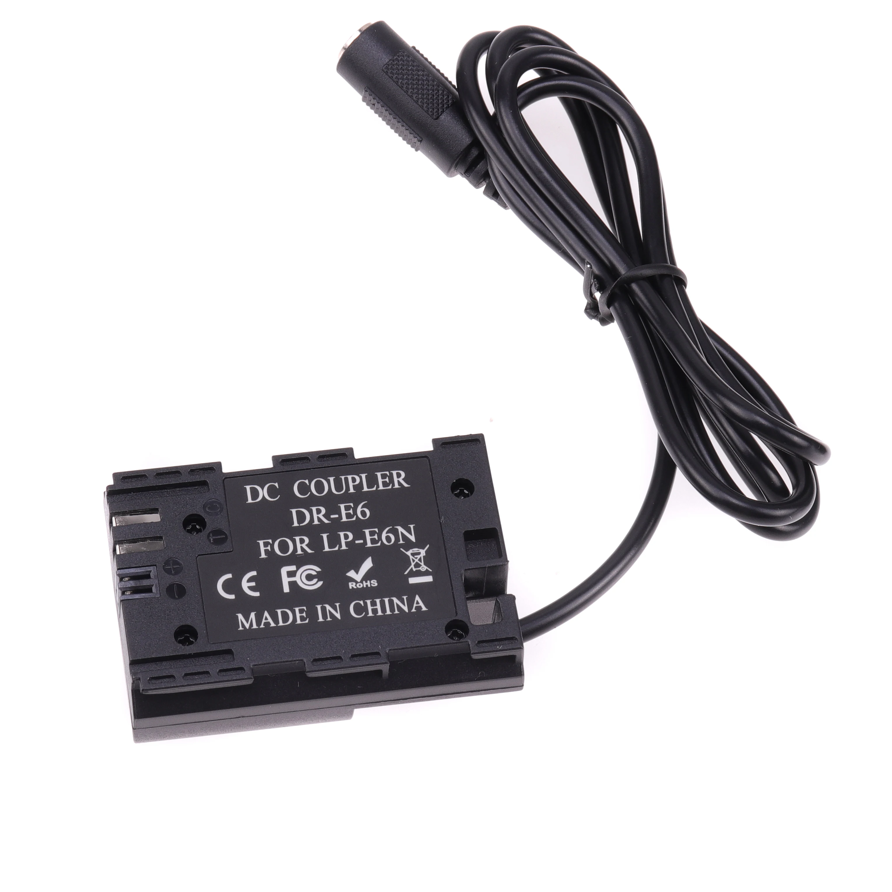 FOTGA LP-E6 Dummy Battery Adapter Power Supply with TYPE-C Cable for Canon 5D2 5D3 5D4 6D 6D2 60D 7D 7D2 70D 80D 90D 5DSR R R5