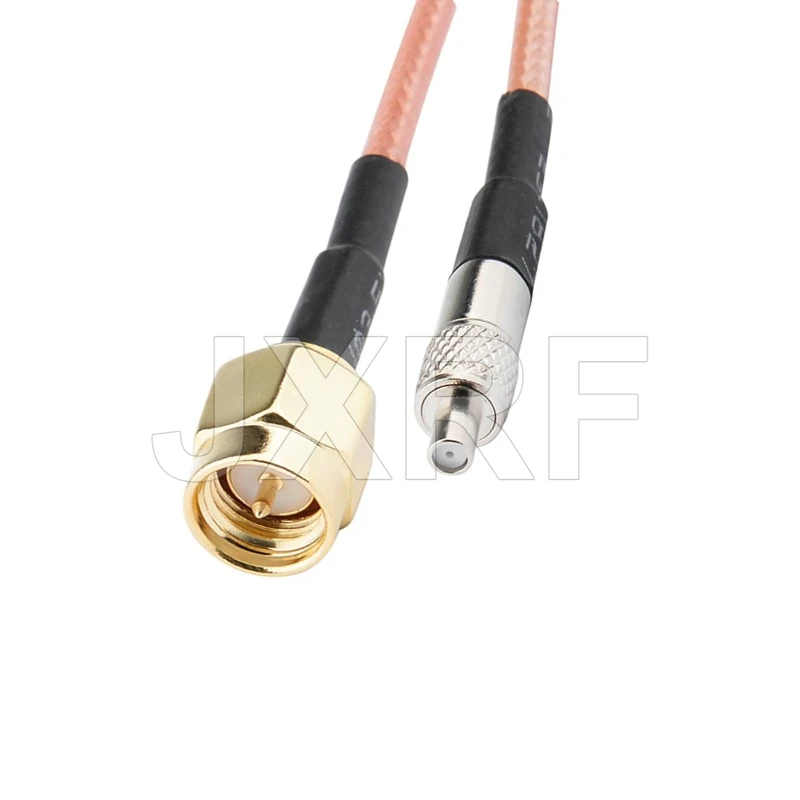 JXRF Connector SMA to FAKRA C SMA to CRC9 TS9 SMA FAKRA Extension Coax Jumper Pigtail Cable 15CM RG316 for 3G 4G Modem Router