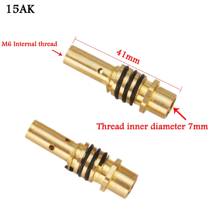 Replacement Welding Weld MIG Gas Nozzle Shroud For Welder Machine Torch Tip Gold 15AK 24KD 36KD