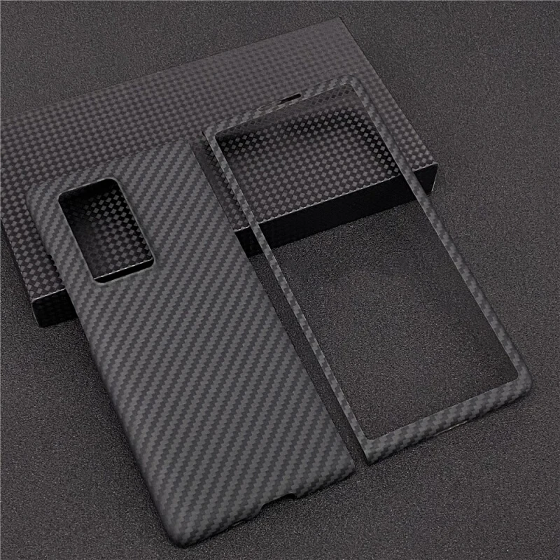 

Real Carbon Fiber Phone Case for Huawei Mate X2 Ultra Thin Anti-fall Carbon Fiber Hard Cover Cases for Huawei Mate X2 5G