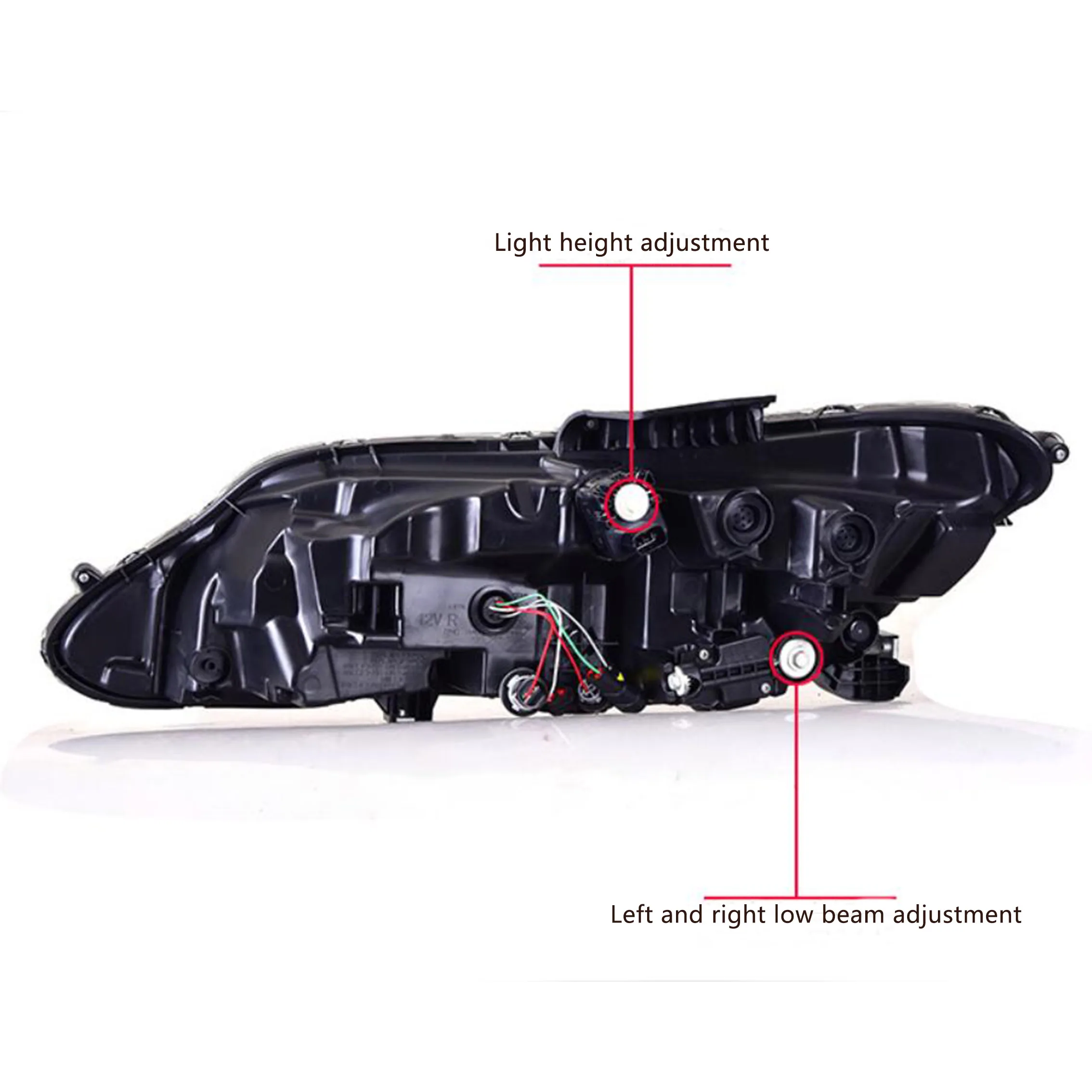 A Pair For Honda Jade Headlights 2013 Jade LED Head Lamps All LED light Source Daytime Running Lights Dynamic Turn