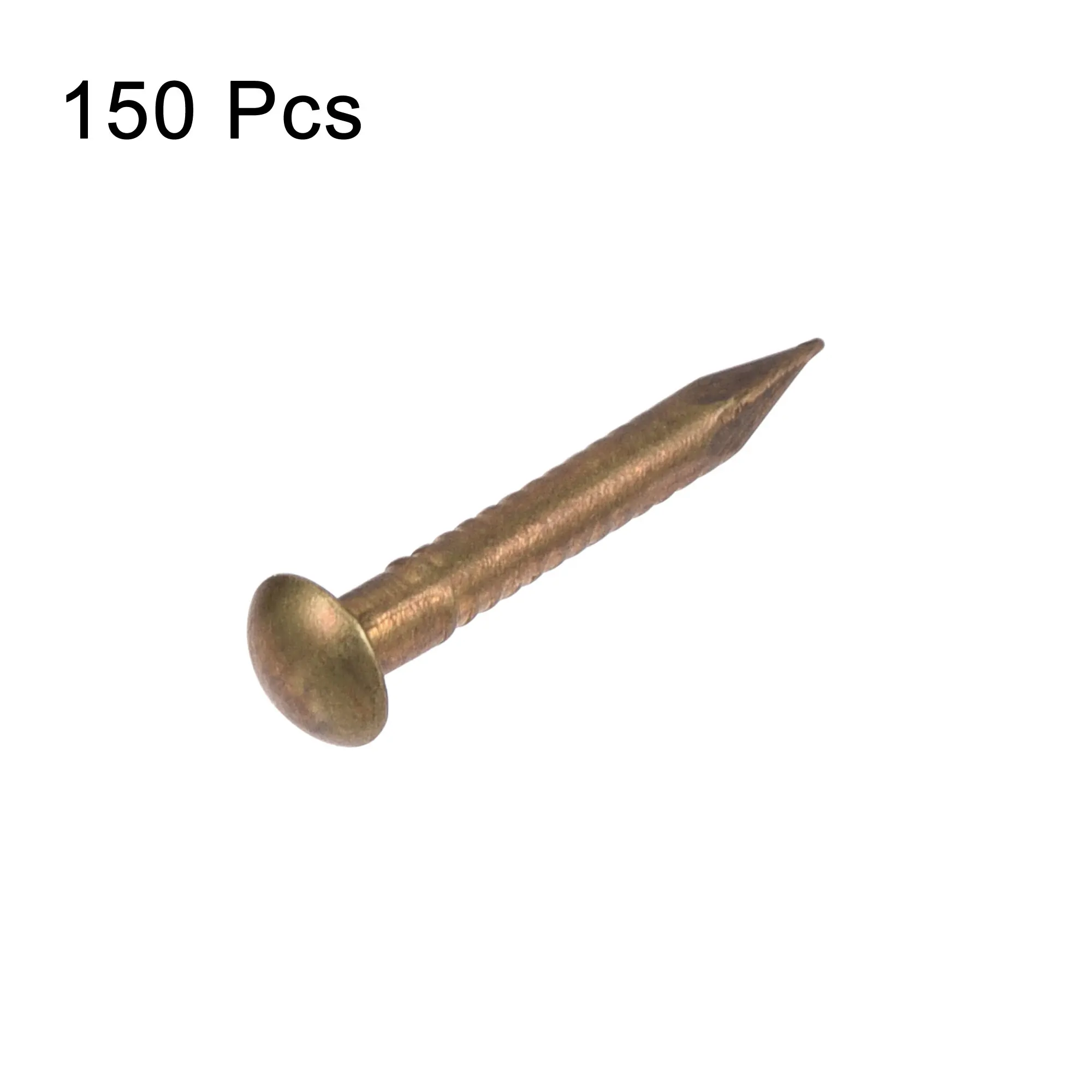 Uxcell 150pcs Small Tiny Brass Nails 1.5x12mm for DIY Wooden Hardware Accessories