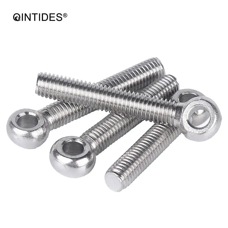 QINTIDES M5--M16 Eye Bolts 304 stainless steel bolts Swing Bolt Movable Joint bolt Ring screw