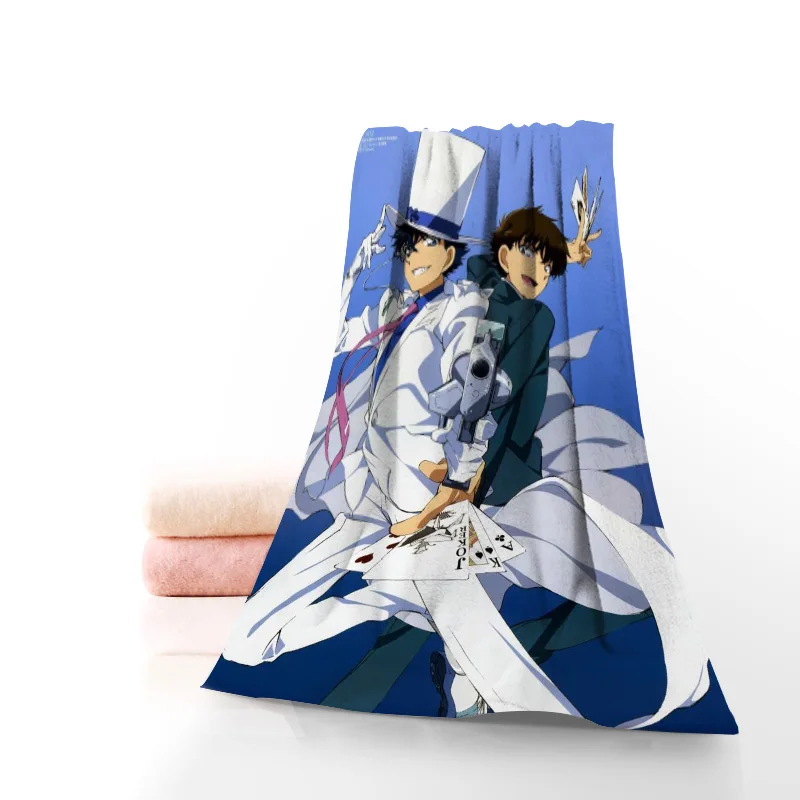 Anime Custom Detective Conan 35x75cm Fitness Sports Towel Portable Quick-drying Towel Yoga Outdoor Microfiber Sports Towel