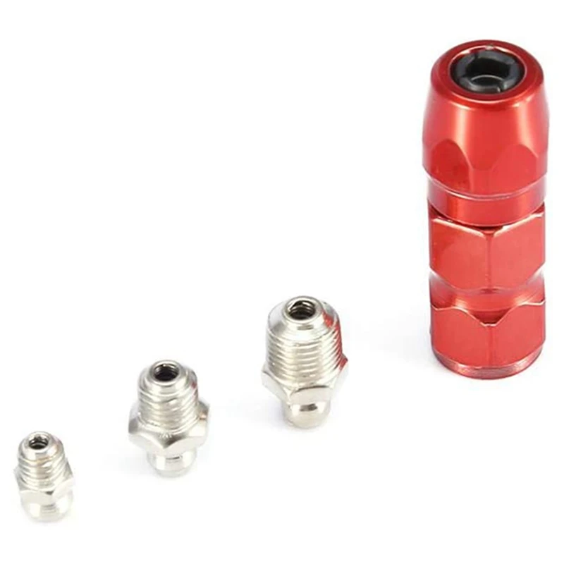 61 Pçs/set Graxa Montagem Pacote M6/M8/M10 Mamilo de Metal Mecânica Parte Lubrificação Graxa Nipple Fitting Kits Sortimento