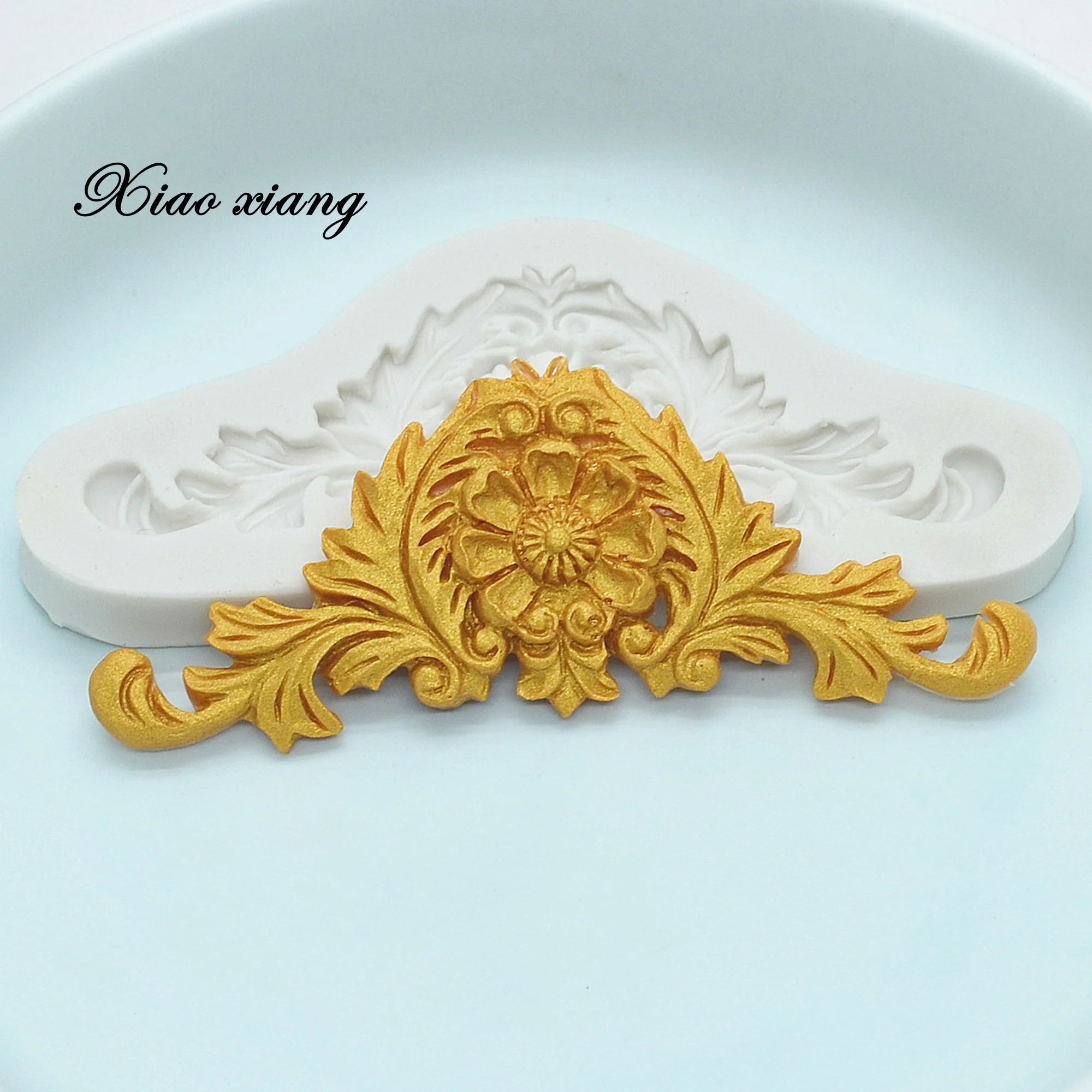 Flower European Lace Silicone Mold For Baking border fondant cake molds soap chocolate mould for the kitchen baking