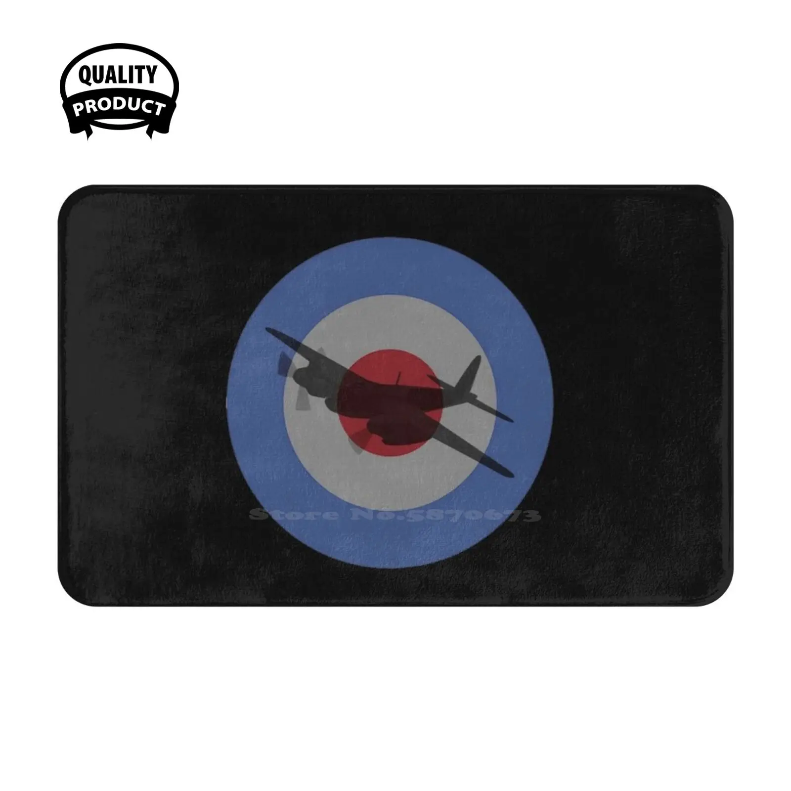 Raf Mosquito Ww2 Fighter Bomber Plane Soft Cushion Home Carpet Door Mat Car Rug Raf Mosquito Ww2 Plane Ww2 Plane Raf British Raf