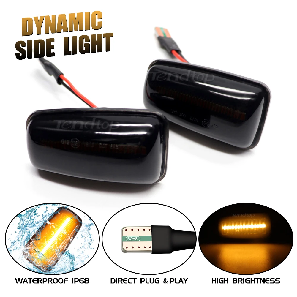 Led Dynamic Side Marker Turn Signal Light Sequential Blinker For Peugeot 306 106 406 806 Expert Partner For Citroen Berlingo