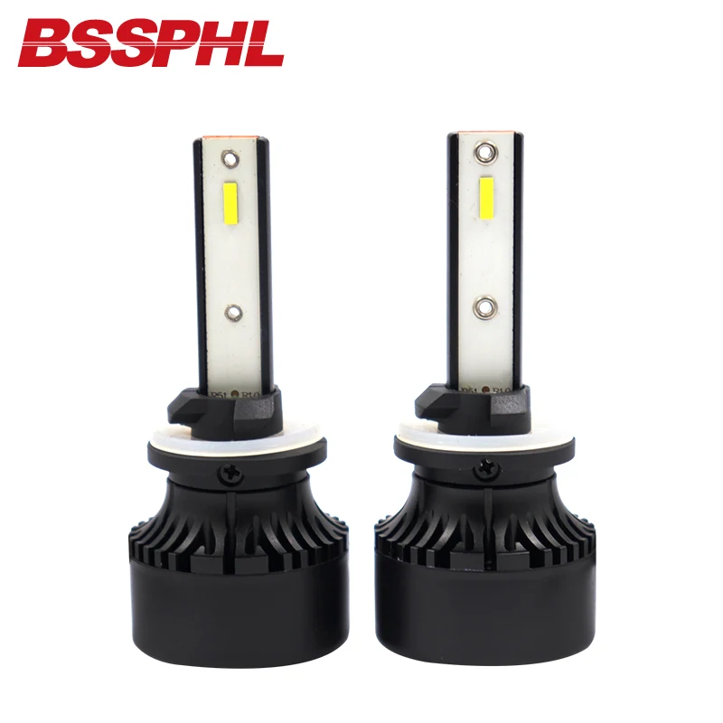 BSSPHL Auto LED Light LED Bulbs 12V 881 Car Head light replacement bulbs fast start lemon-yellow