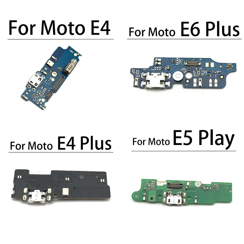 USB Charging Port Dock Charger Connector Board Flex Cable For Motorola Moto E3 E4 E4T E5 E6 Play E7 Plus E6s