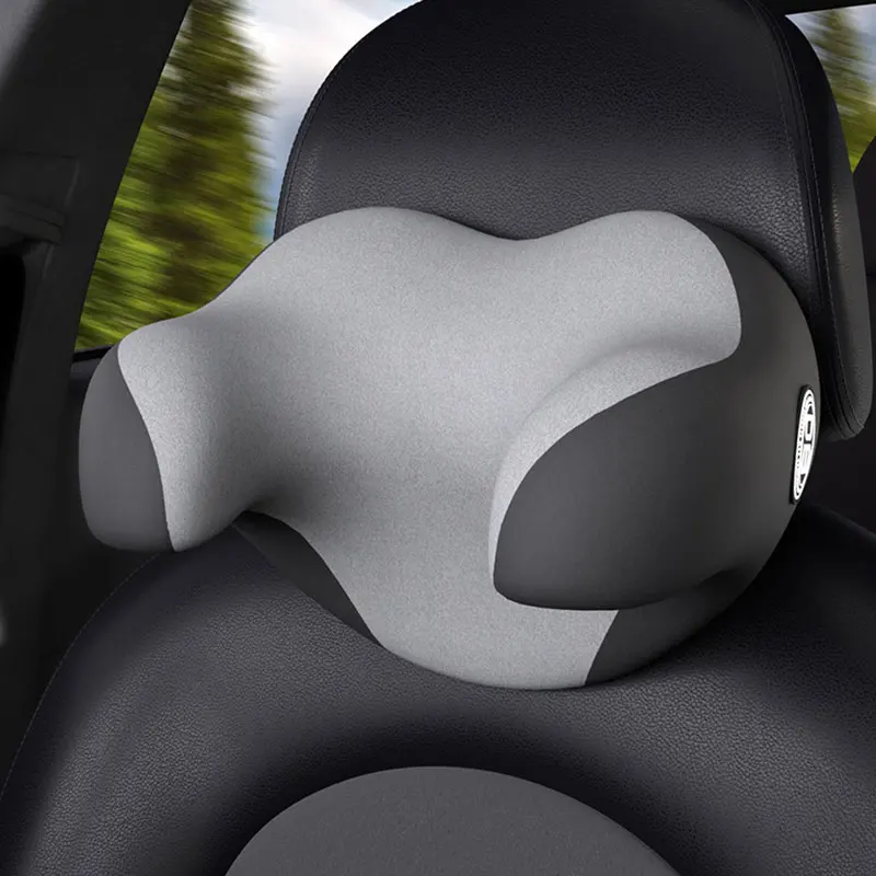 Neck Pillow For Tesla Model 3 Y S X Adjustable strap Neck Headrest Washable Soft Cushion Car Seat Headrest x1PC