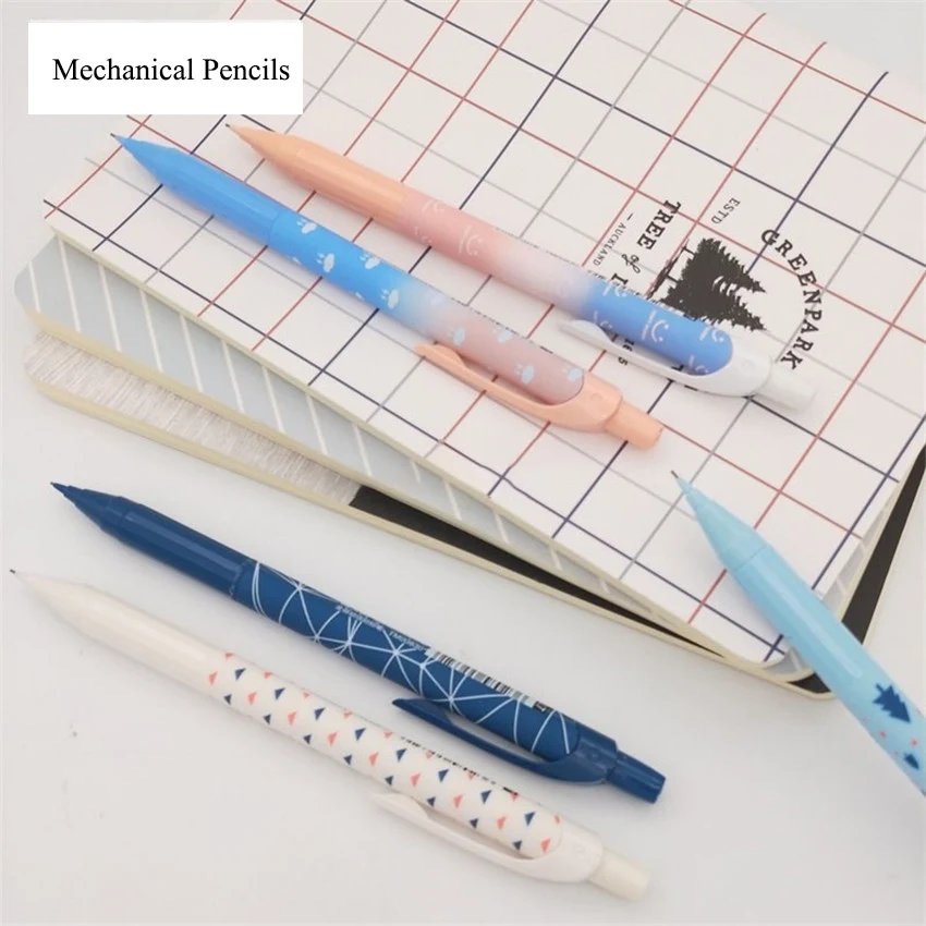 149mm 0.5/0.7mm Automatic Pencil Drawing Sketch Mechanical Pencils Student Kids Writing Mechanical Pencil Stationery Supplies