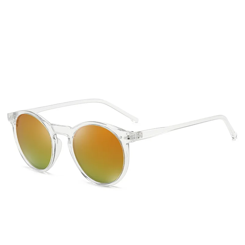 Elbru Vintage Mode Frauen Sonnenbrille Transparent Rahmen Polarisierte Bunte Klare Linse Sonnenbrille Klassische Sonnenschirme Für Männer