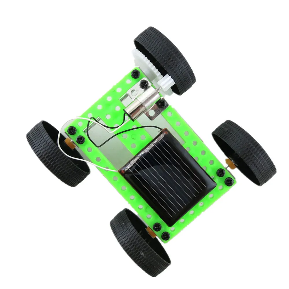 Kit de coche de juguete alimentado por energía Solar para niños, Mini Hobby de ciencia, juguetes de coche de energía Solar divertidos, juguetes educativos para niños, 1 Juego