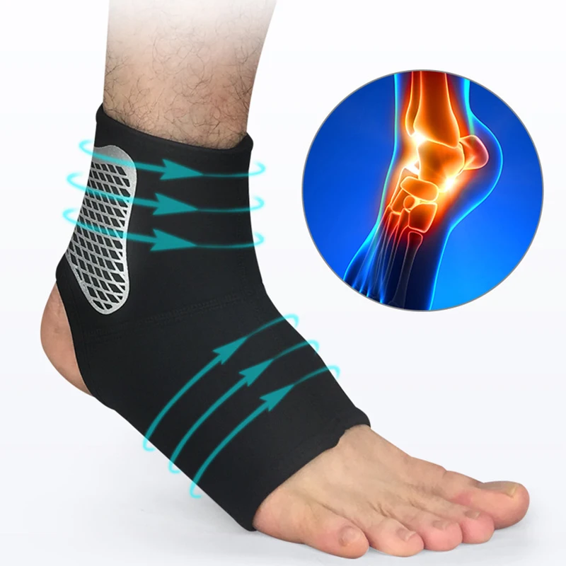 1 pc Ankle Support Brace Elastic Protection Foot Bandage Sprain Prevention Sport Fitness Cycling Basketball Guard Band