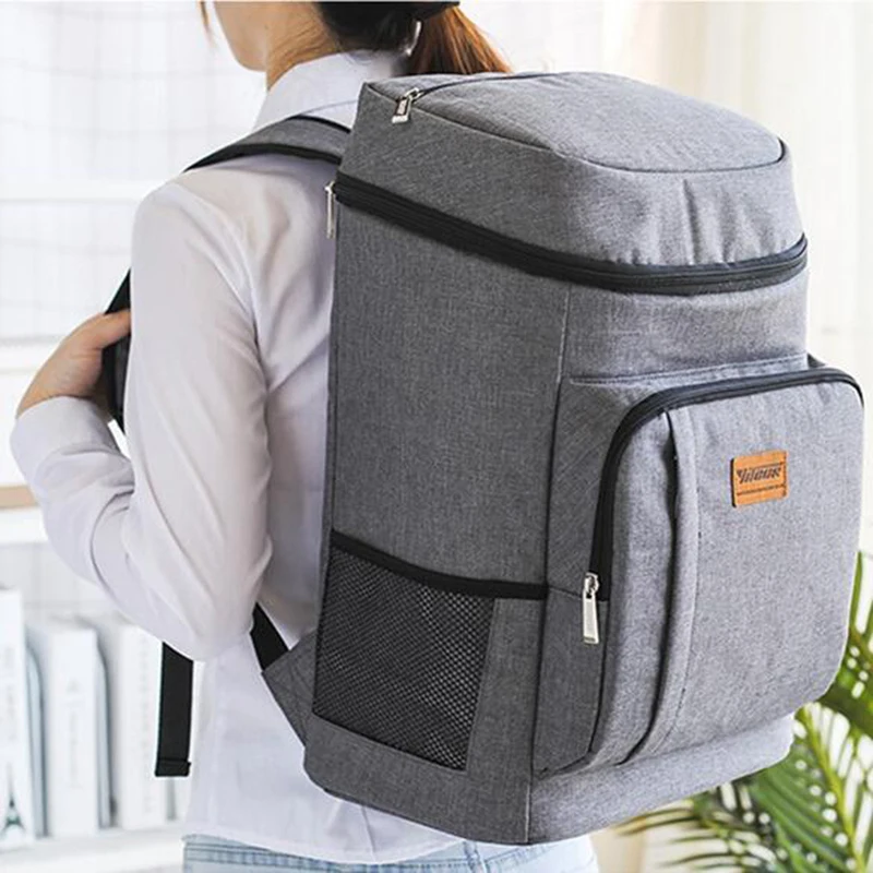 GUMST Mode Große kapazität mittagessen tasche thermische isolierte tasche Casual thermo lebensmittel picknick tasche langlebig isolierung kälte