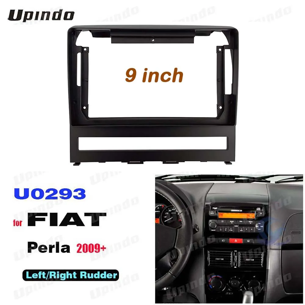 

Автомобильные аксессуары: 9-дюймовая пластиковая рамка лицевой панели 2 Din с радио DVD GPS Mp5 для FIAT Perla 2009, комплект крепления на приборную панель