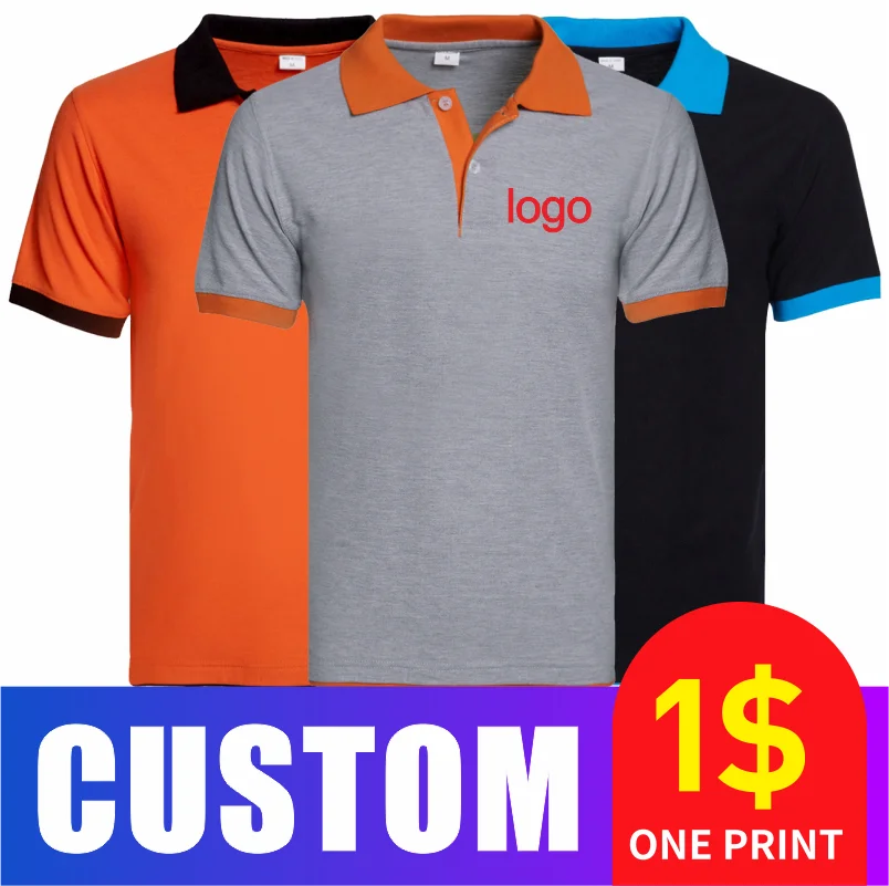 

2021 Polo shirt summer high street tops multi-style custom breathable POLO shirt men's LOGO custom top