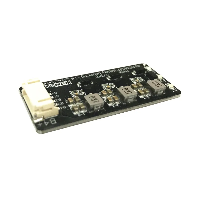 Equalizador ativo Balancer com LED para Li-ion, LiFePO4, bateria de lítio, transferência de energia, 1.2A, 4S