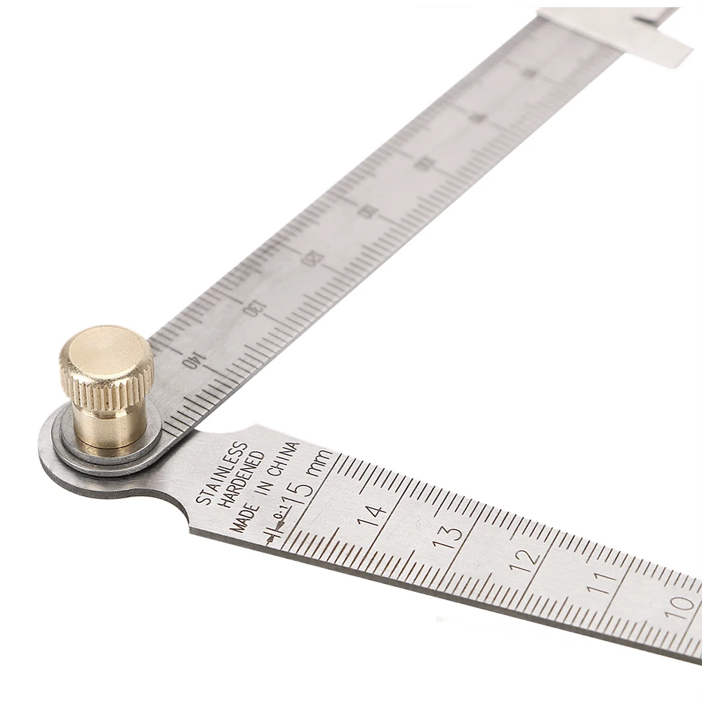 NICEYARD Stainless Steel Wedge Taper Ruler Bore Measurement Feeler Gauges Accessories for Drill Hole 1-150mm