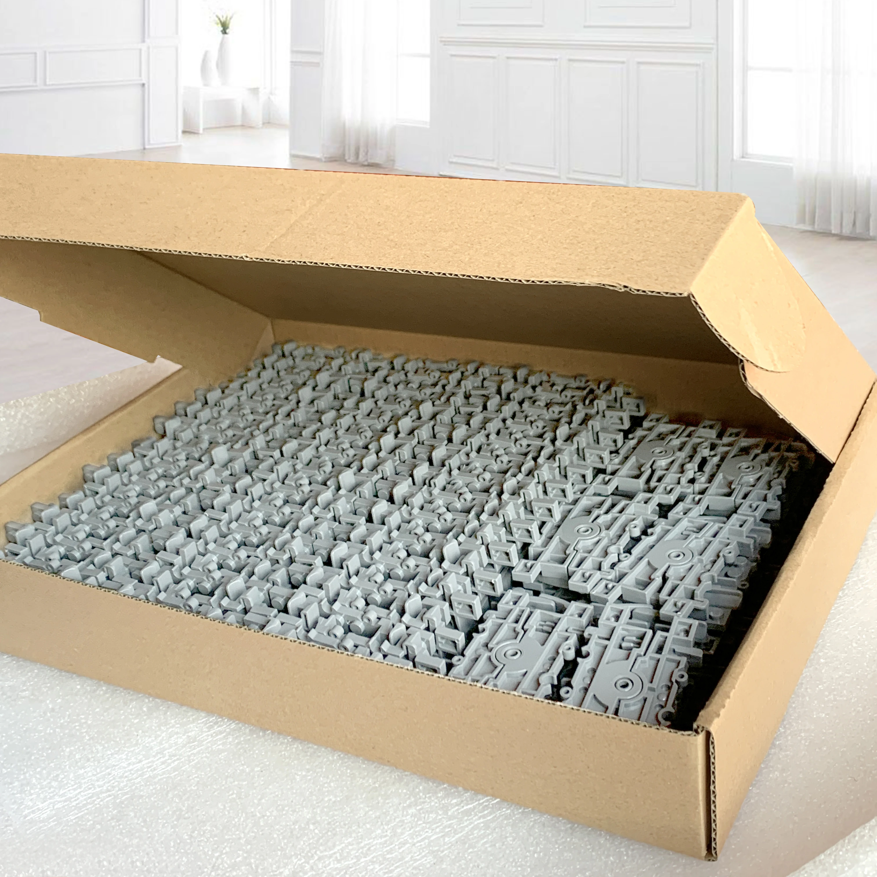 Bloques de construcción ensamblados para niños y niñas, juegos de modelos de vías de tren, curva recta, juguetes de construcción DIY, regalo para niños