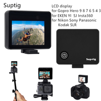 IP 68 Waterproof Screen 2.0inch Selfie LCD Display Screen for Gopro Hero 9 8 7 6 DJI Insta360  EKEN YI for Canon for Sony SLR