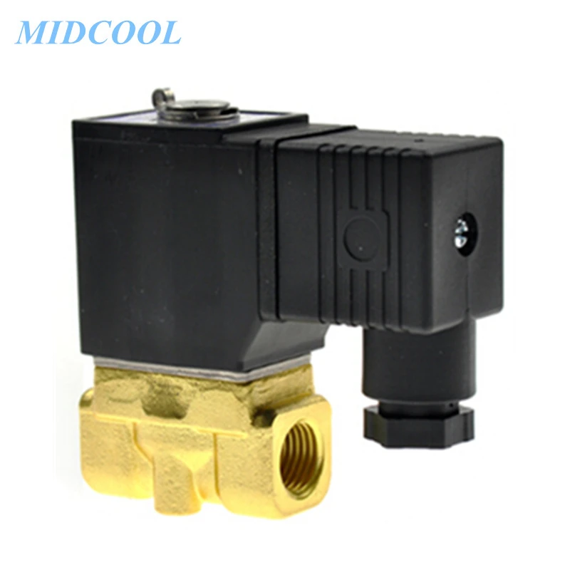 Fluid Control Valve 2W Series 2W050 2W050-10 2W050-15 Direct-acting And Normally Closed 3/8