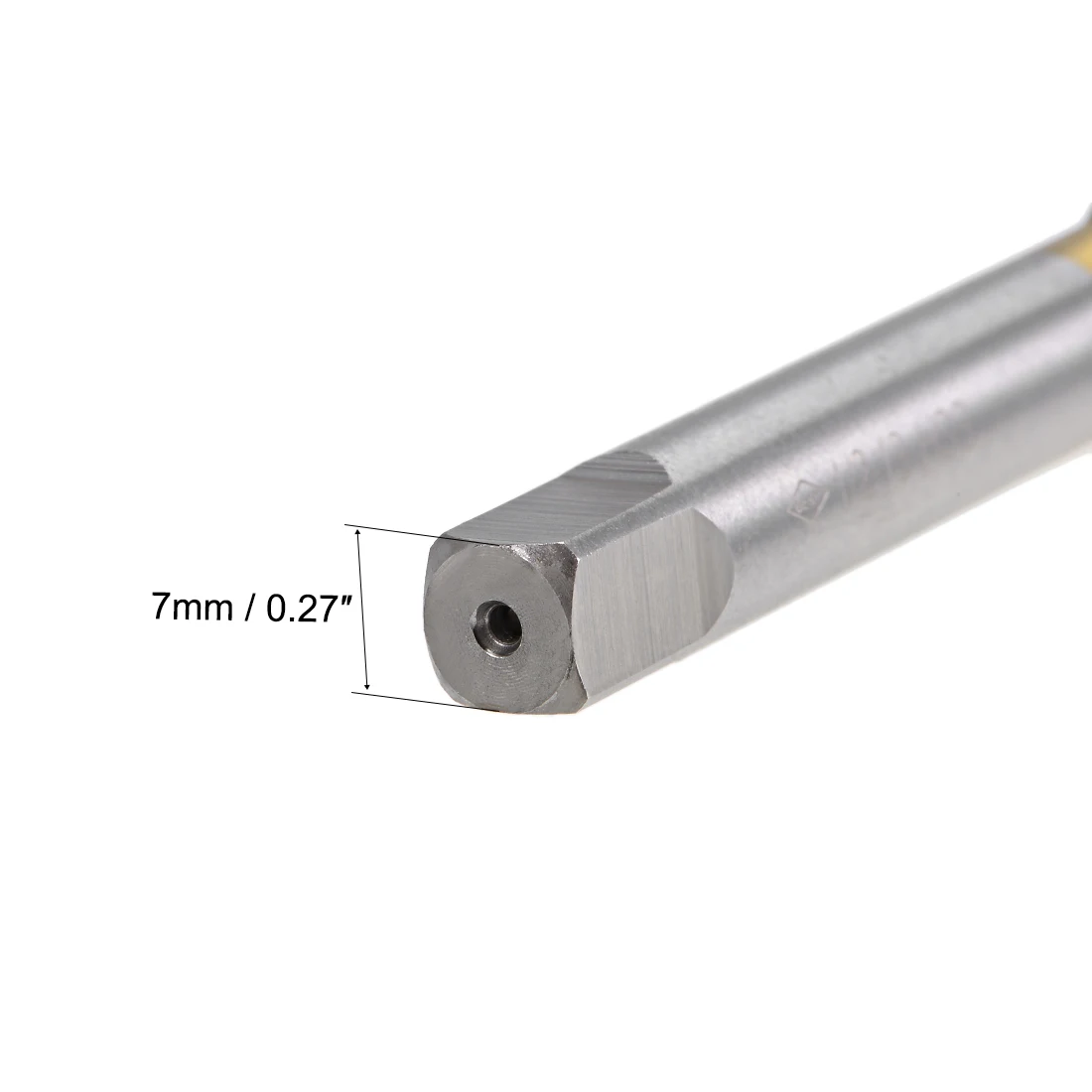 uxcell Machine Tap 1/2-13 UNC Thread Pitch 3 Flutes Titanium Plating HSS 2pcs