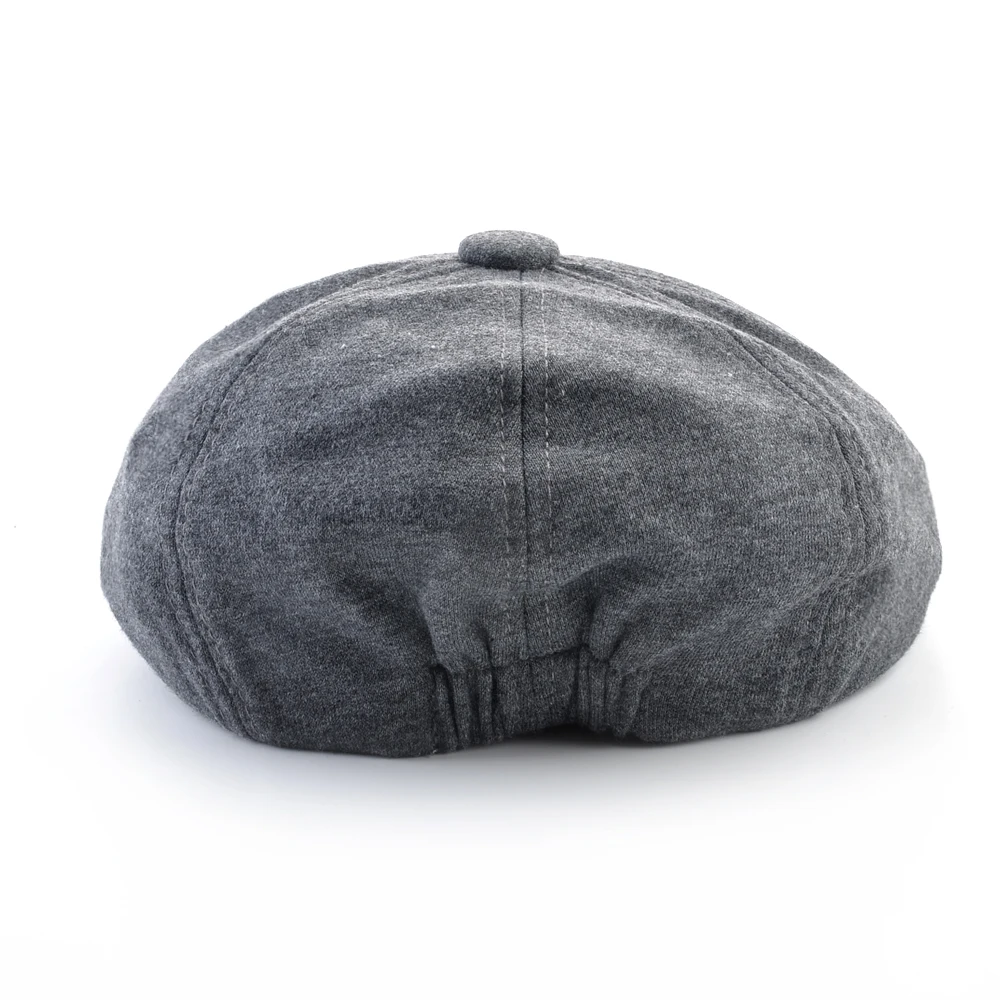 Retro Solid color Octagonal hat men autumn cotton fabric gorras planas men\'s Newsboy Cap women solid color hats for men Berets