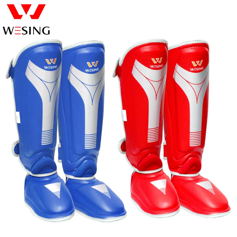 Wesing Muay Thai Boxing Shin And Instep Guards Leg Pads protector For Sparring