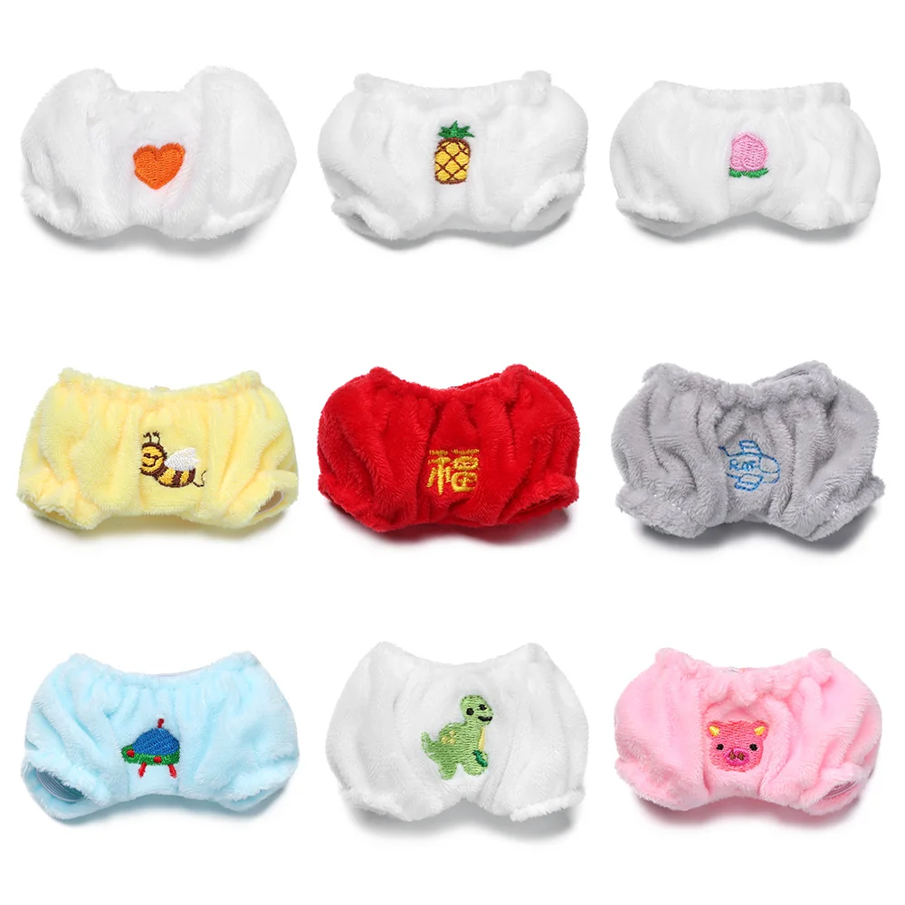 New Kawaii Cute Plush Doll Underwear Lovely Underpants Cartoon Panties For 20cm Idol Doll Clothes Accessories Kids Toys