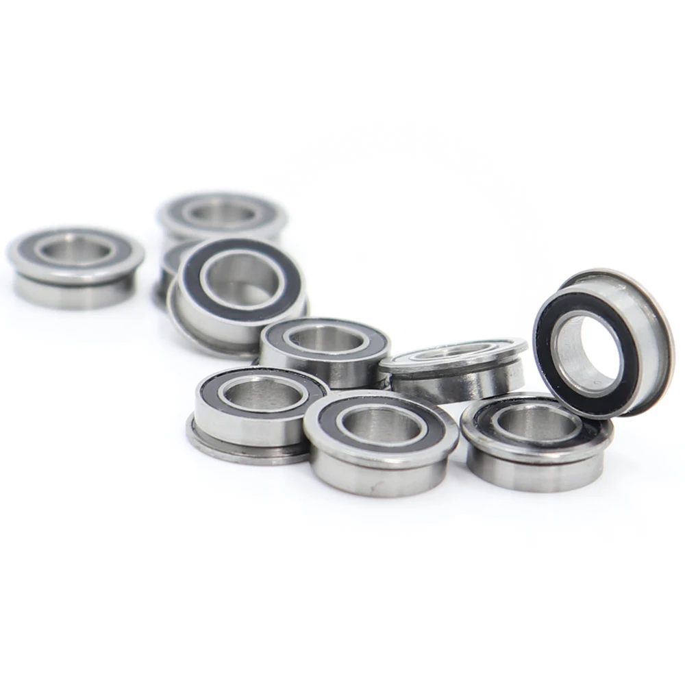 MF95-2RS Bearing 5*9*3 mm 10PCS ABEC-1 Miniature Flanged MF95RS Ball Bearings LF-950DD MF95 RS